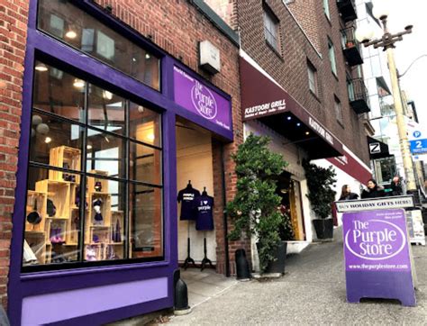 The purple store - Donations are graciously accepted at the rear of the store: Monday-Saturday 9:00 AM – 5:00 PM. All proceeds benefit The Purple Door’s mission to empower the community and those affected by domestic violence and sexual assault to transition to …